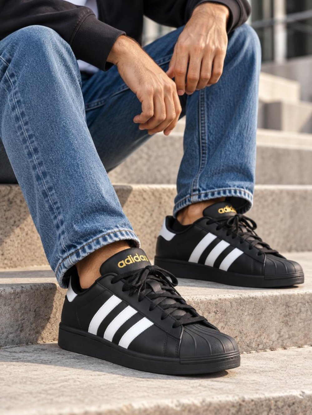 Title: Adidas Streettalk Men’s Black & White Sneakers Size 13 / 12.5 UK NWT